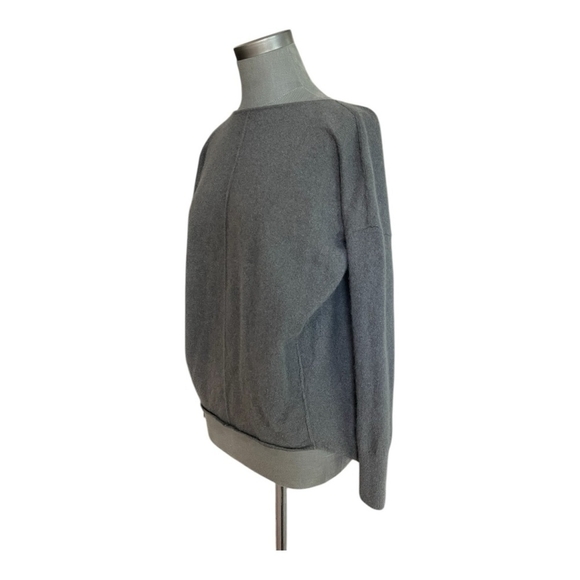 ANTHROPOLOGIE Saturday/Sunday Reese Low-Back Cashmere Jumper Open Back Sweater - Picture 6 of 8